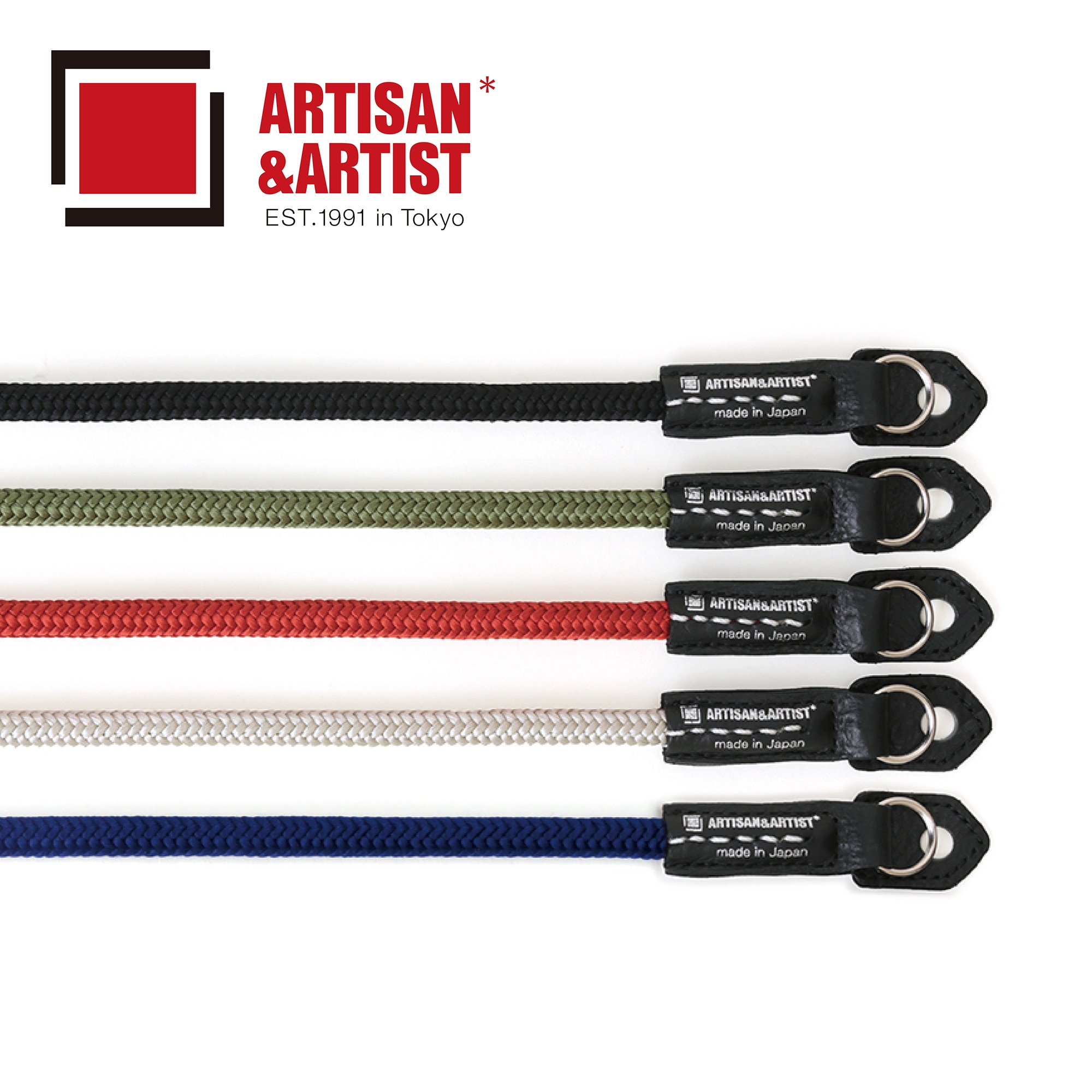 ARTISAN & ARTIST ACAM-301A Silk Cord Strap with Ring attachment